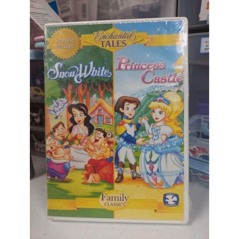 Snow white princess castle double dvd in wrapping